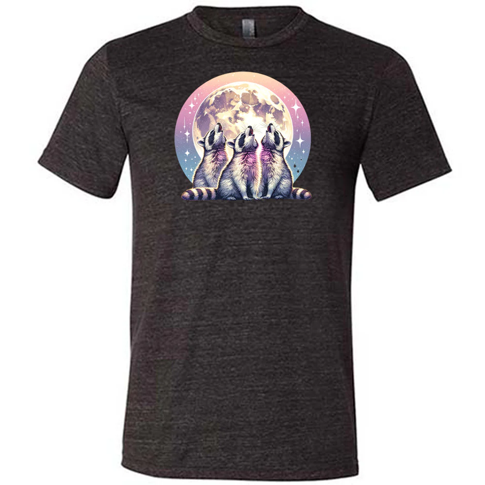 Raccoon Moon Shirt Unisex - Image 2