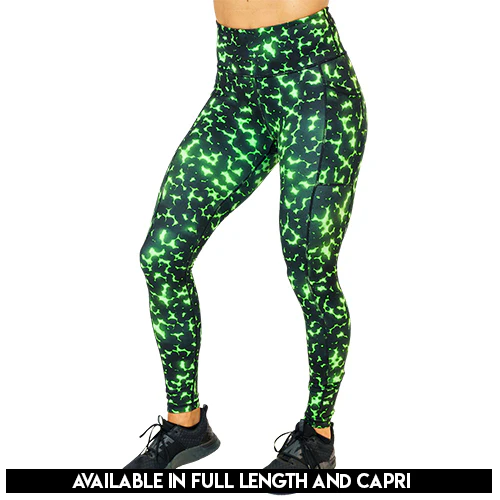 Radioactive Leggings | Green - Image 2