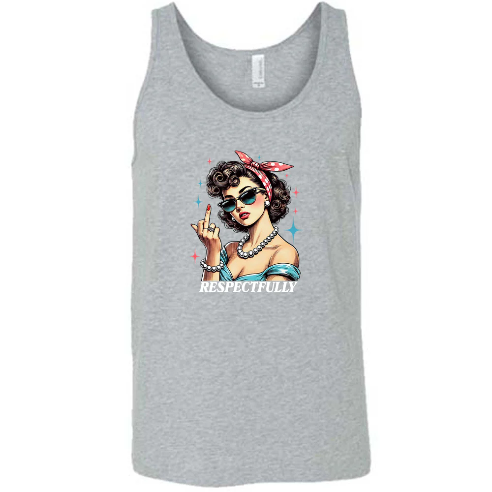 Respectfully Middle Finger Shirt Unisex - Image 4