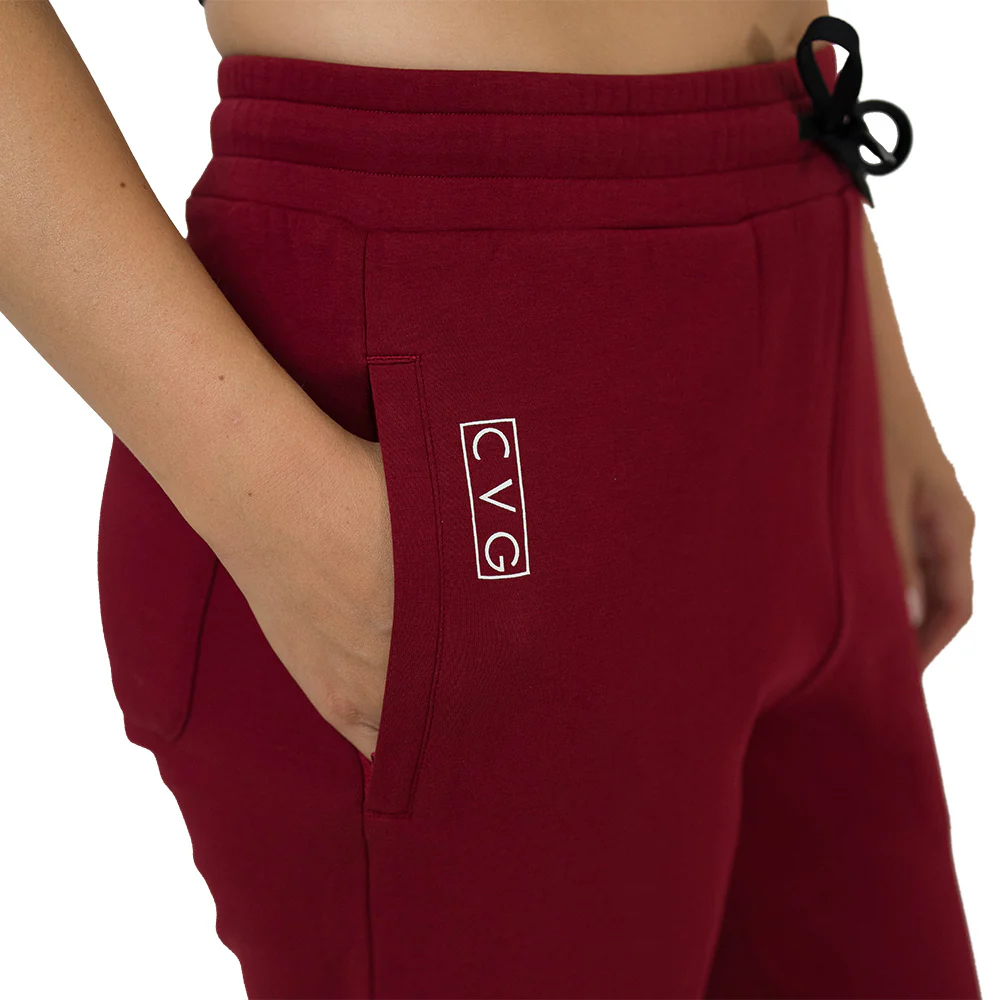 Rest Day Sweatpants | Dark Red - Image 3