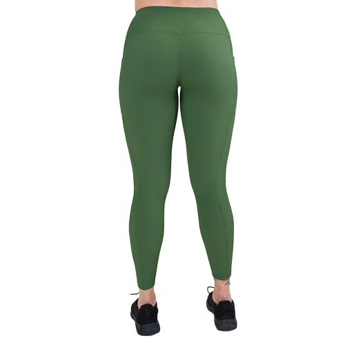 Ribbed Leggings | Hunter Green - Image 6