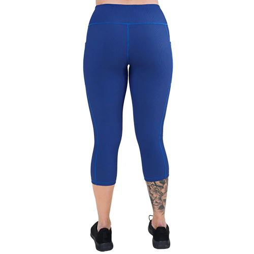 Ribbed Leggings | Navy - Image 7
