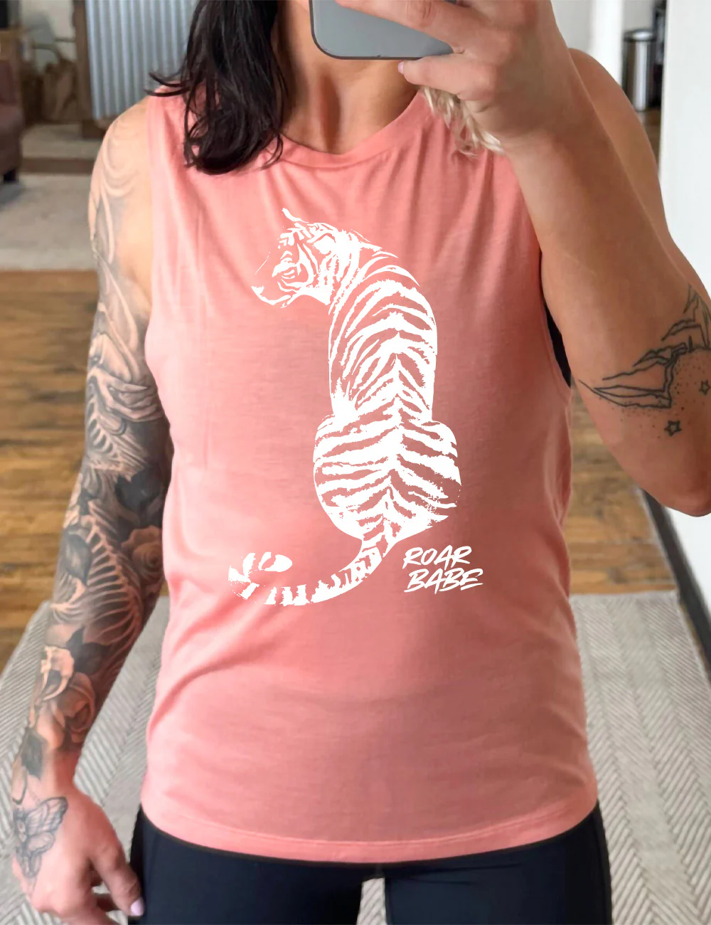 Roar Babe Tiger Muscle Tank - Image 4