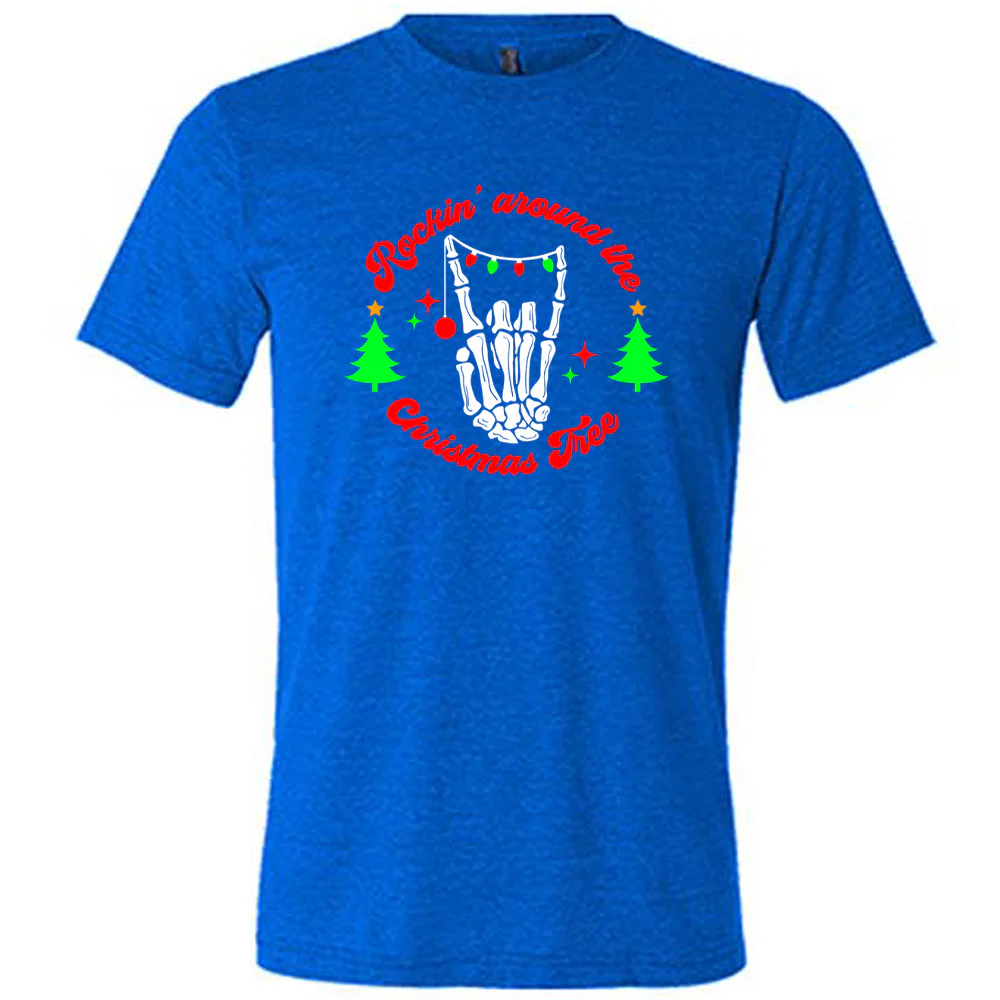Rockin' Around The Christmas Tree Shirt Unisex - Image 3