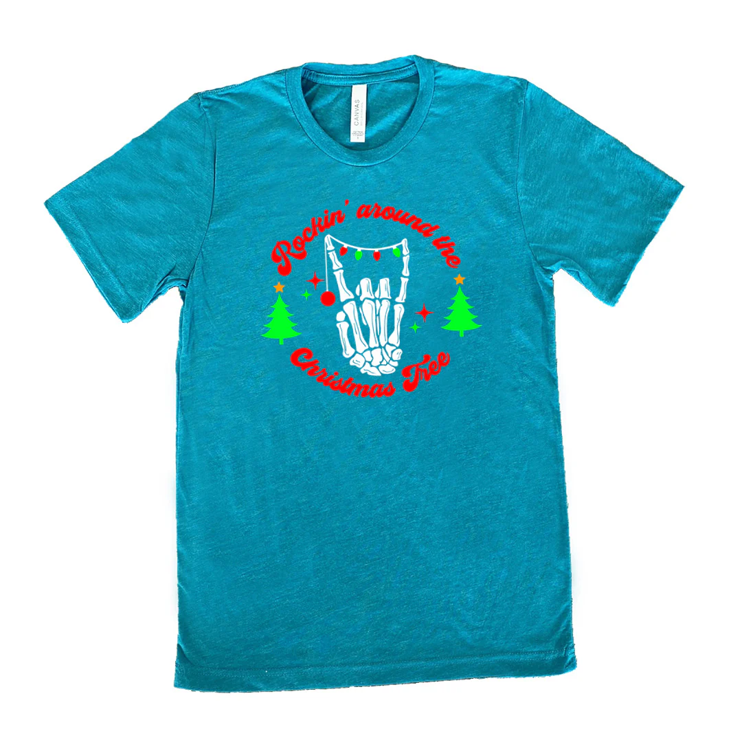 Rockin' Around The Christmas Tree Shirt Unisex - Image 8
