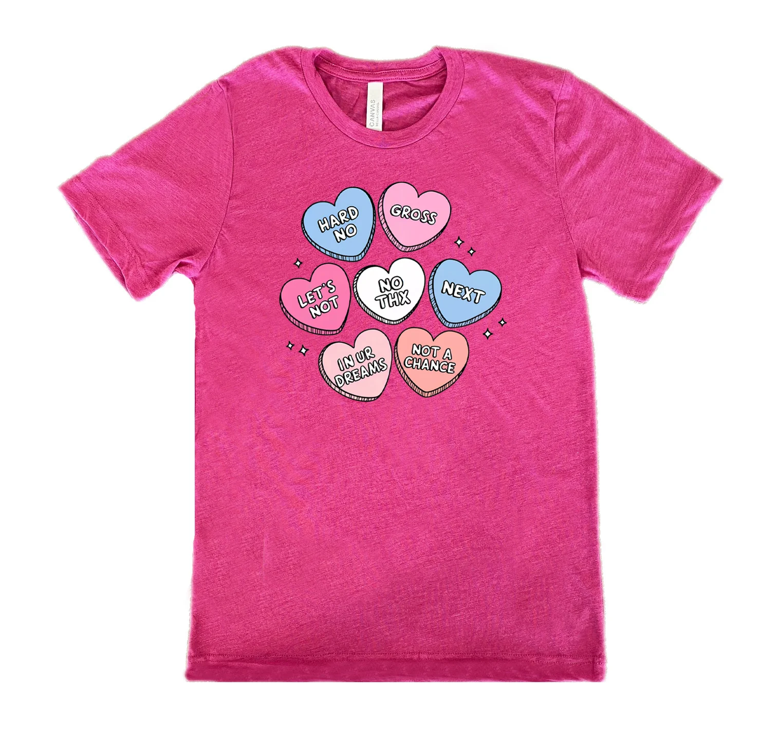 Sarcastic Heart Candies Shirt Unisex - Image 10