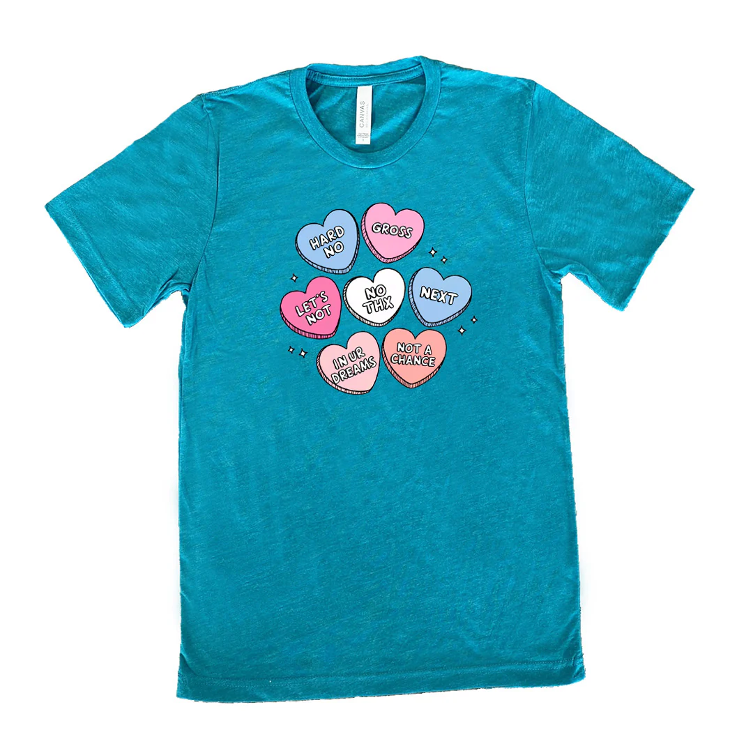 Sarcastic Heart Candies Shirt Unisex - Image 11