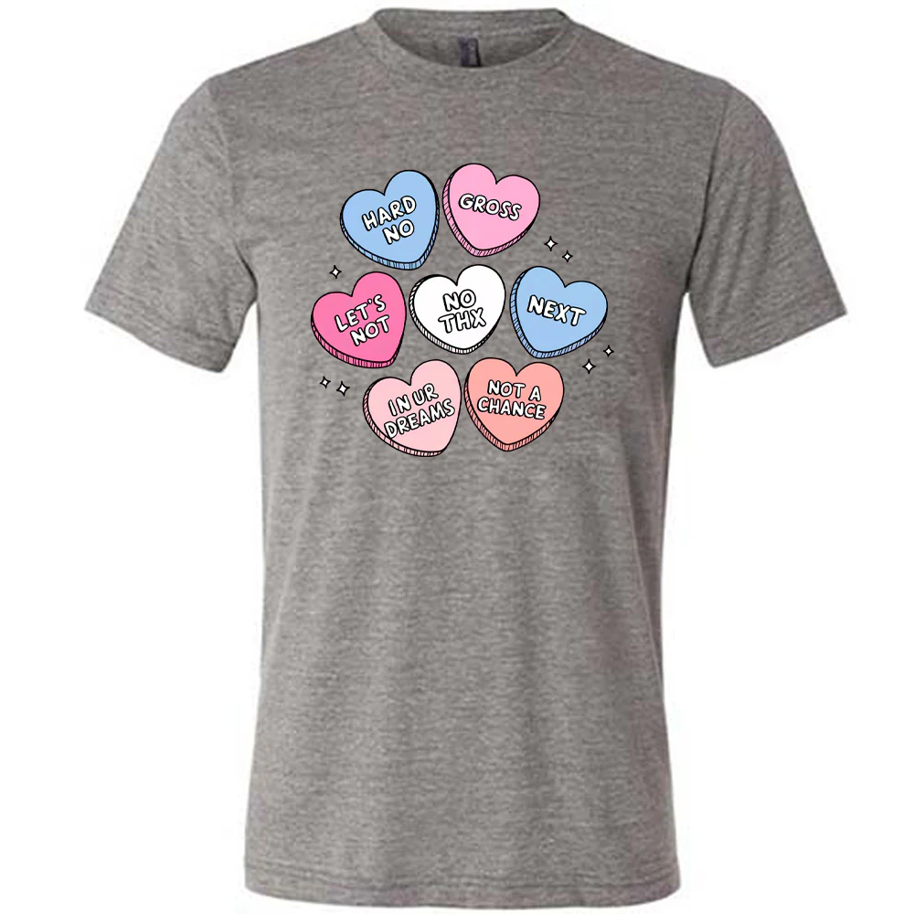 Sarcastic Heart Candies Shirt Unisex - Image 5