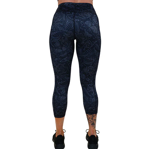 Shadow Vintage Tattoo Leggings - Image 7
