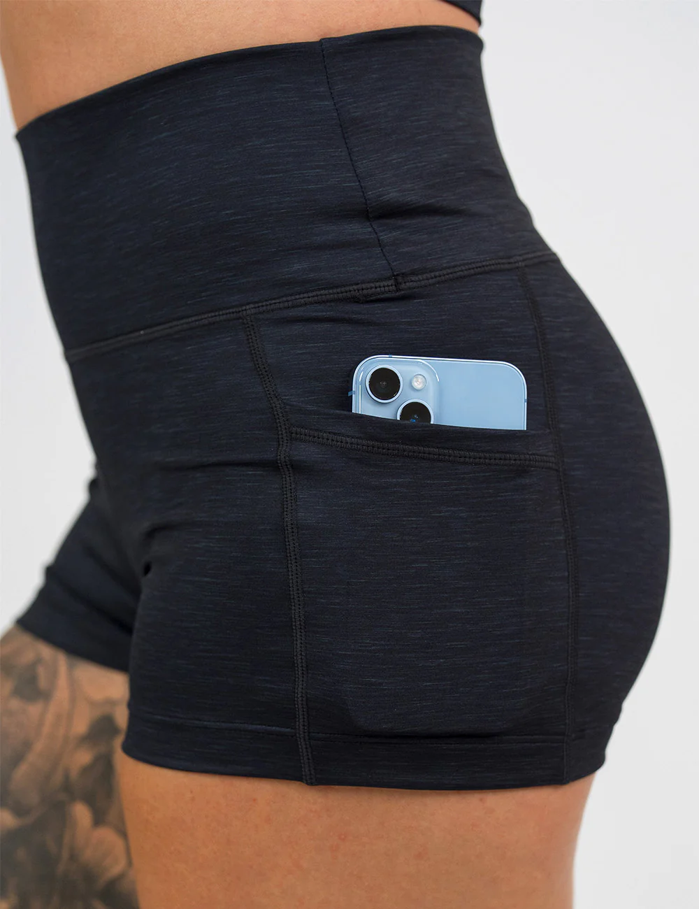 Shorts | Heather Black - Image 4