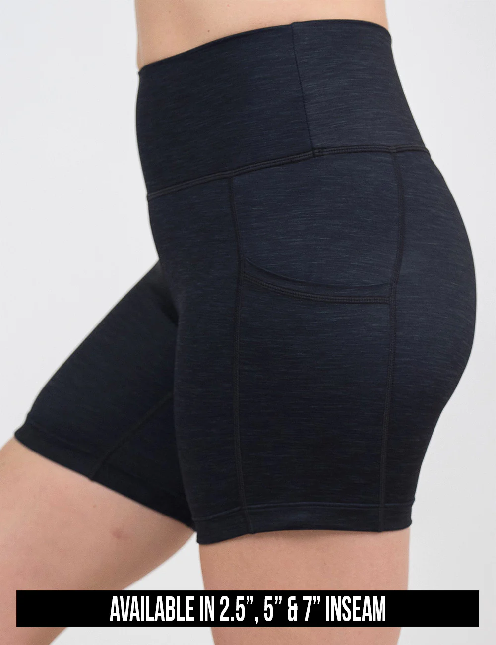 Shorts | Heather Black - Image 6