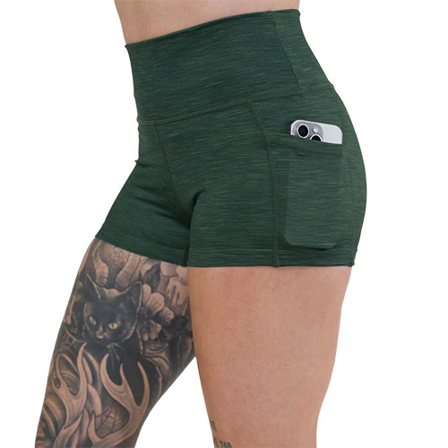 Shorts | Heather Green - Image 2