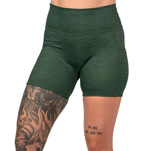 Shorts | Heather Green - Image 6