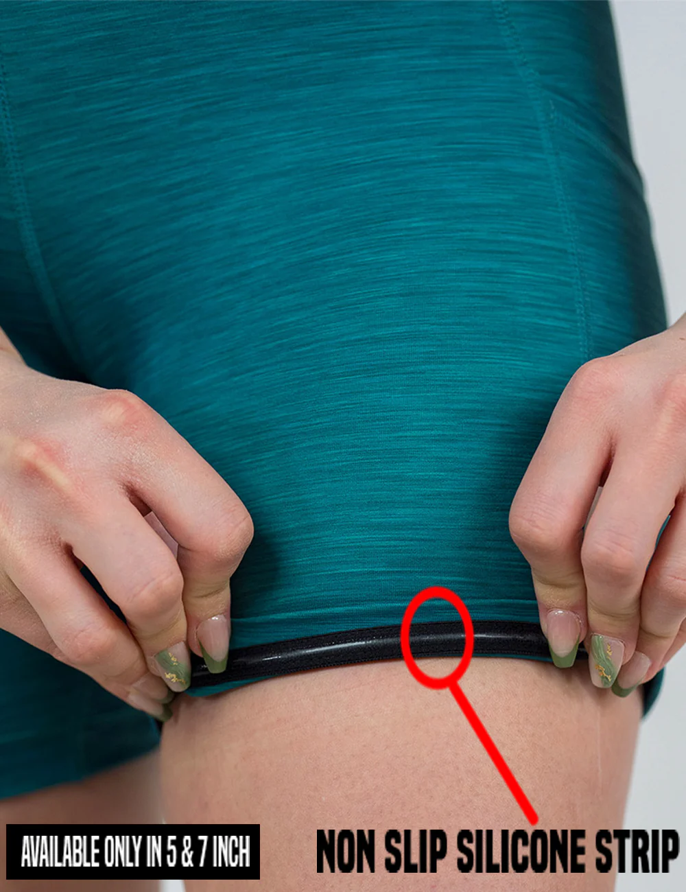 Shorts | Heather Teal Green - Image 6