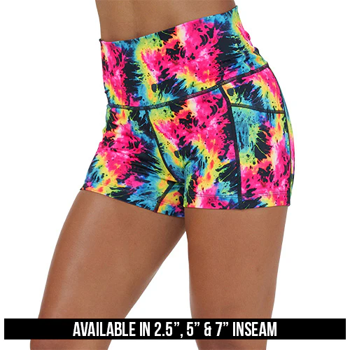 Shorts | Neon Tie Dye - Image 3