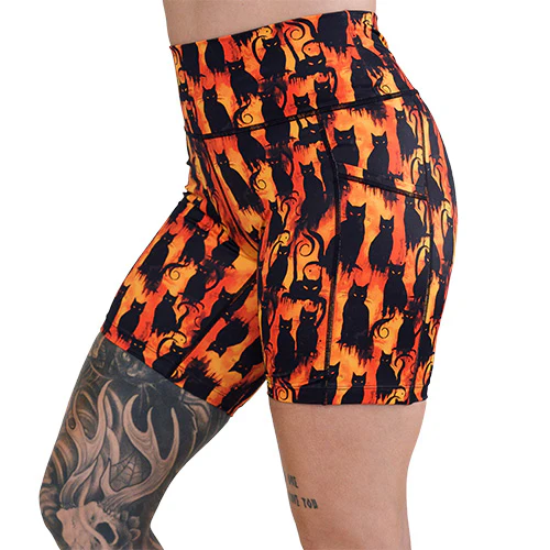 Shorts | You're Creepin Meowt - Image 3