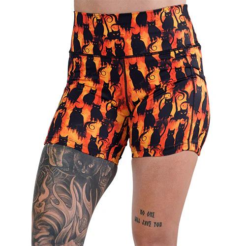 Shorts | You're Creepin Meowt - Image 8