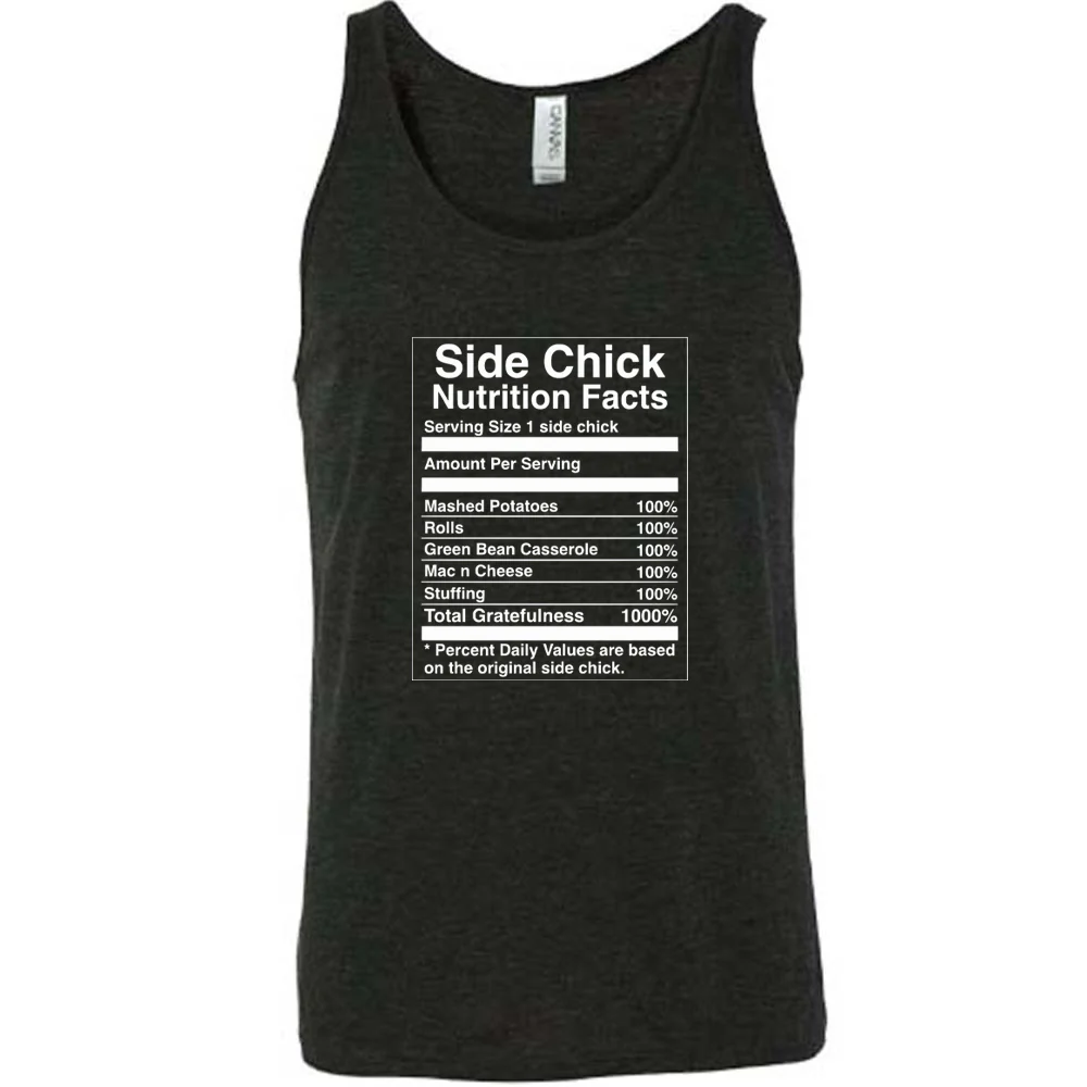 Side Chick Nutrition Facts Shirt Unisex - Image 3