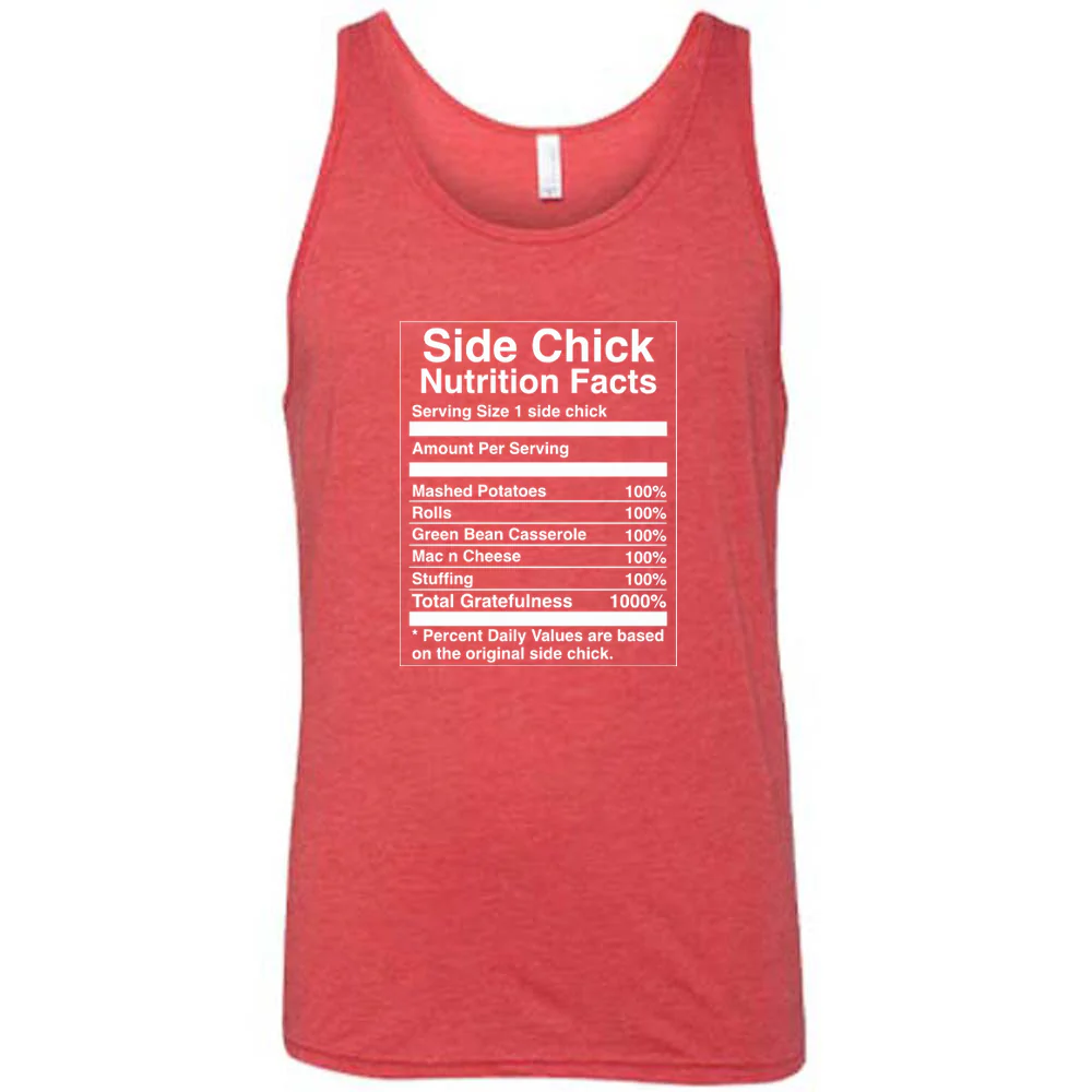 Side Chick Nutrition Facts Shirt Unisex - Image 5
