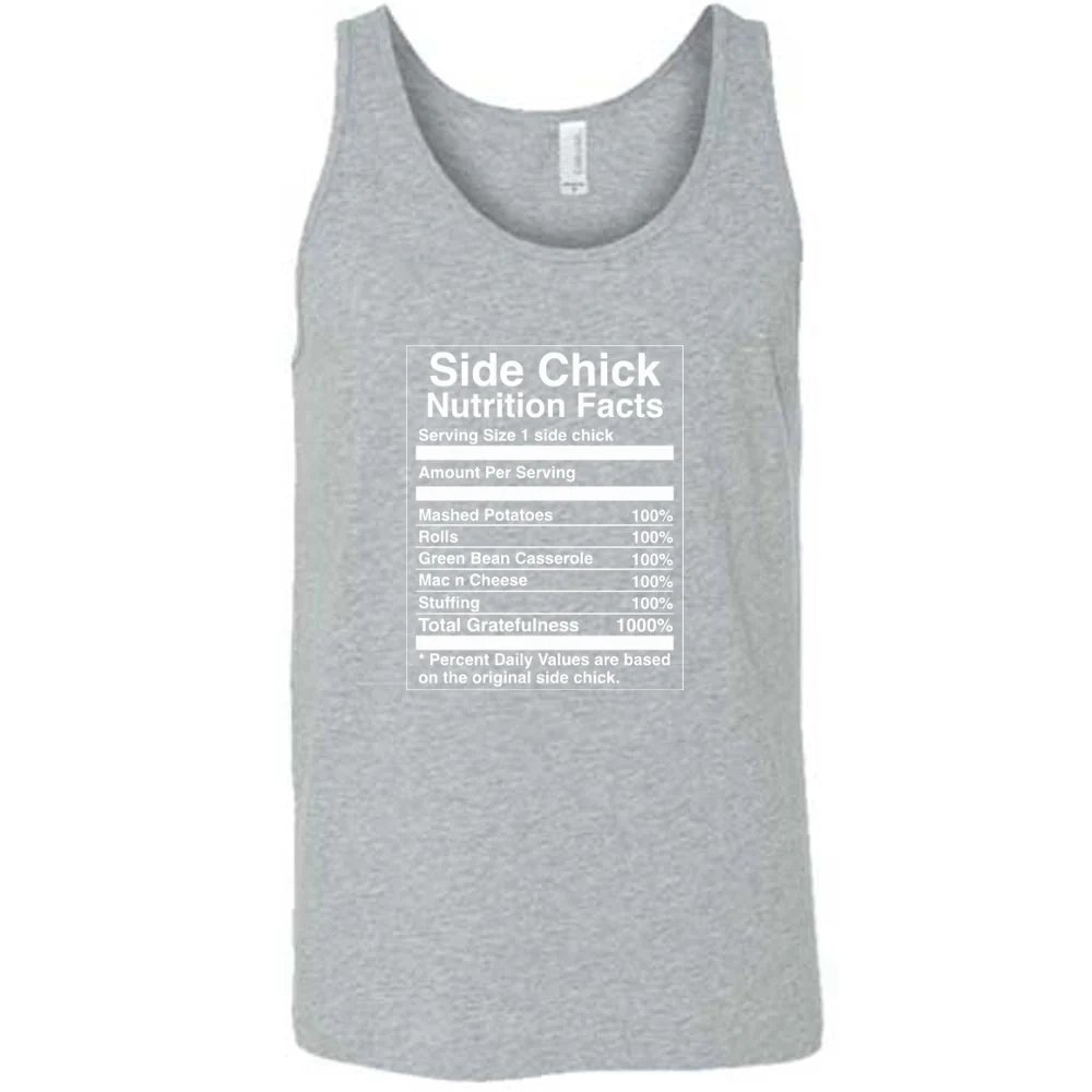 Side Chick Nutrition Facts Shirt Unisex - Image 7