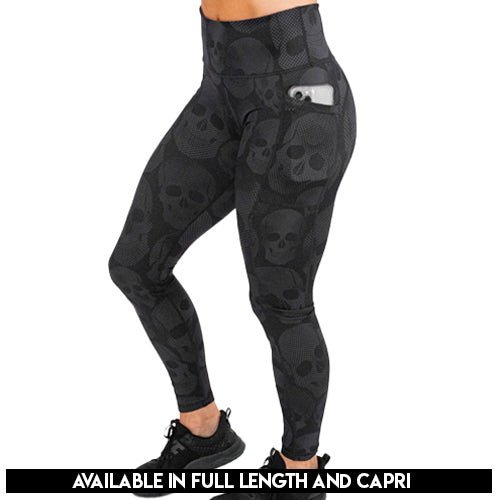 Silhouette Skulls Leggings - Image 2