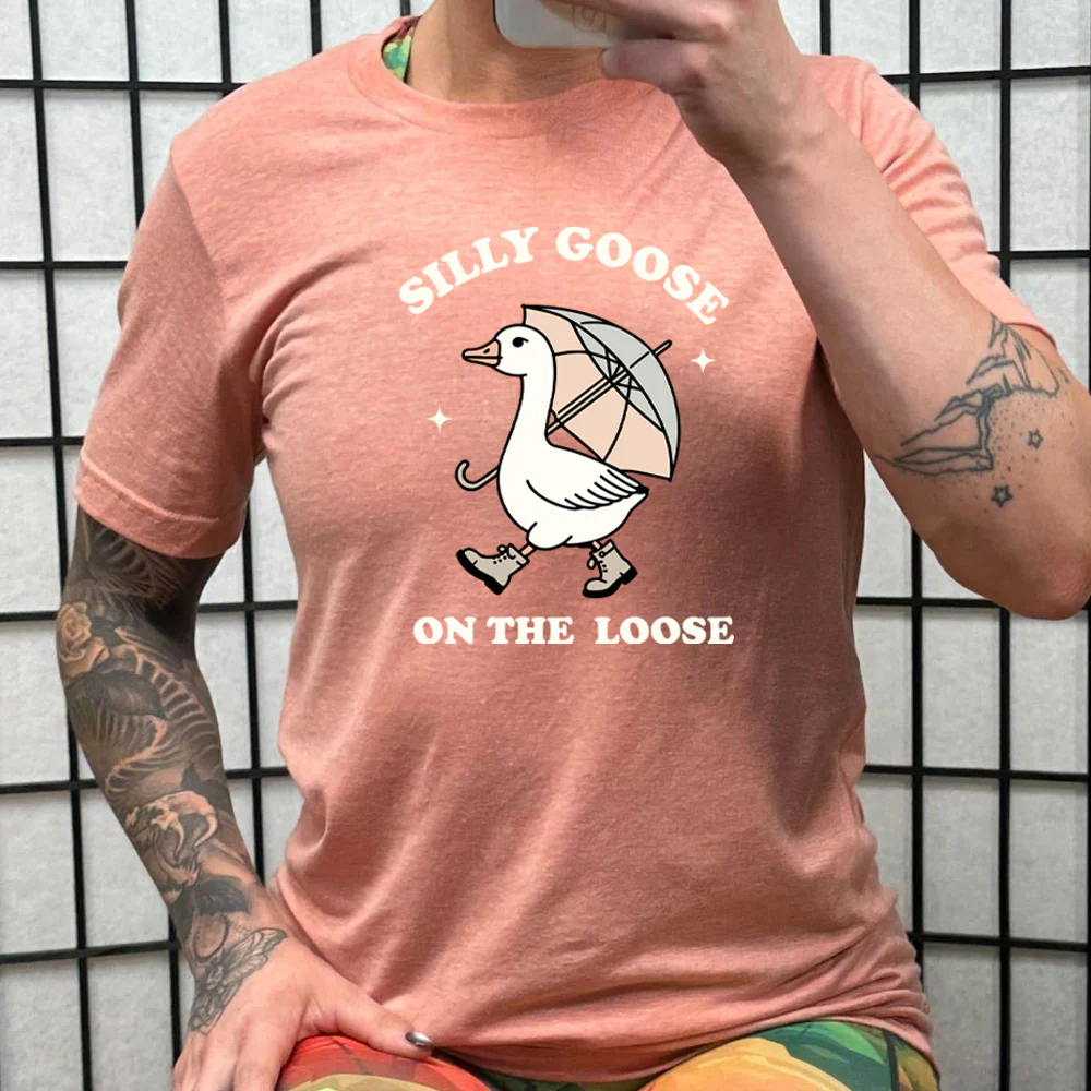 Silly Goose On The Loose Shirt Unisex - Image 10