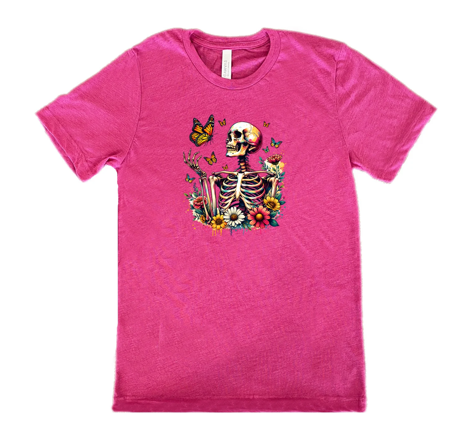 Skeleton Butterflies Shirt Unisex - Image 10