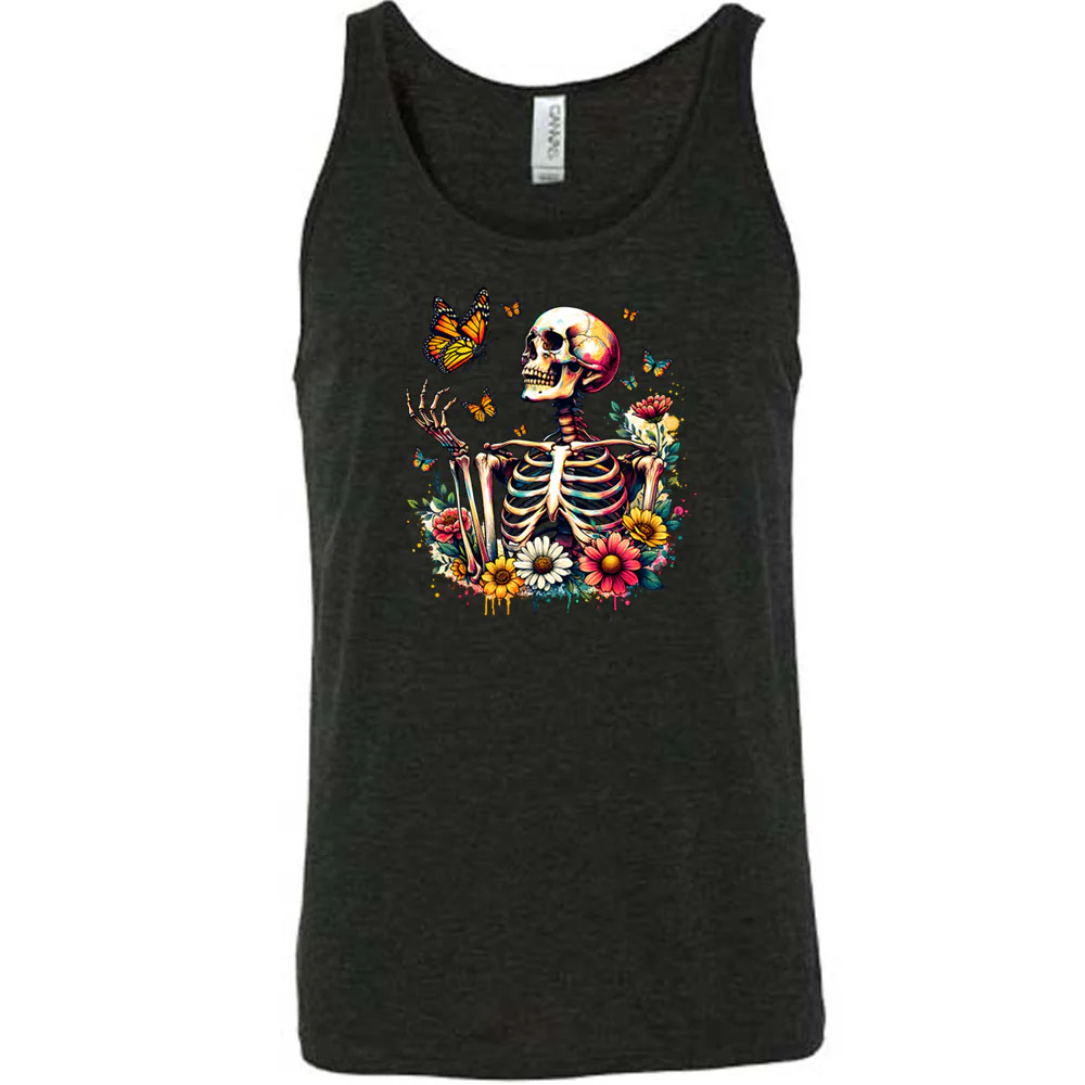 Skeleton Butterflies Shirt Unisex - Image 2