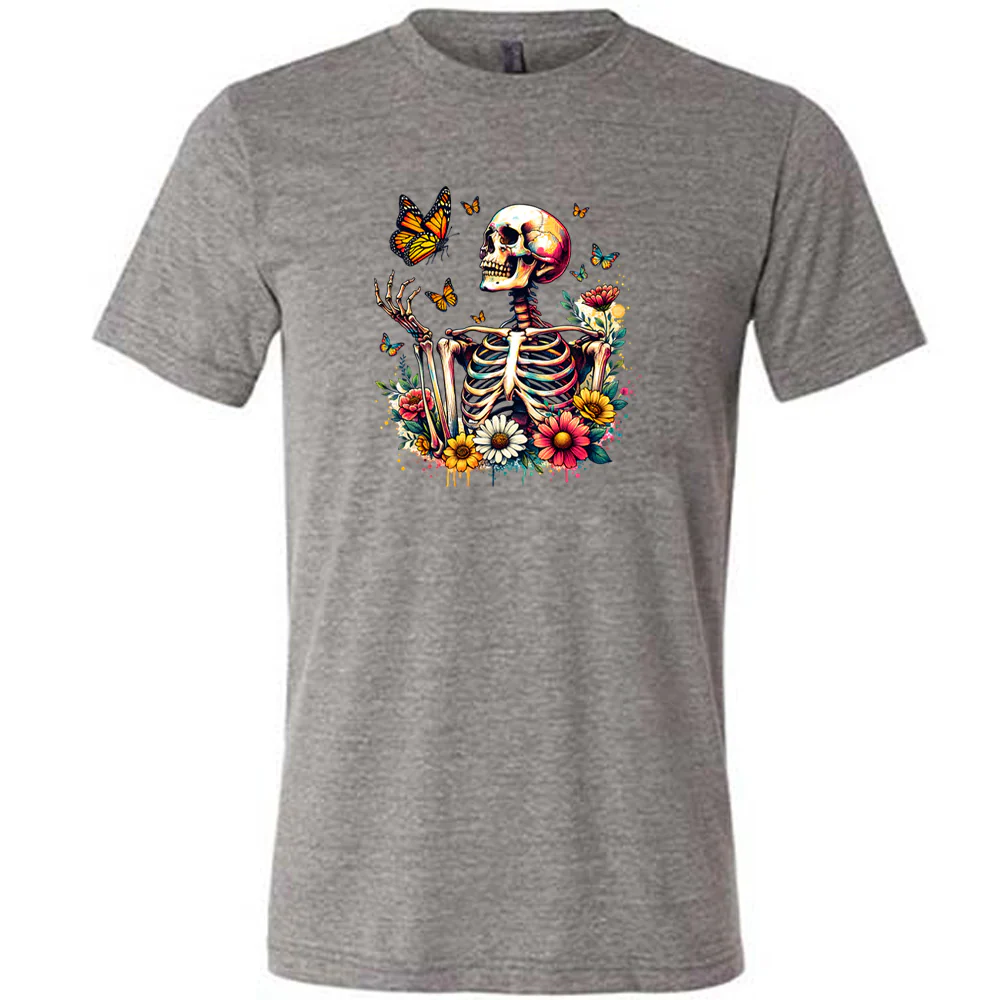 Skeleton Butterflies Shirt Unisex - Image 3