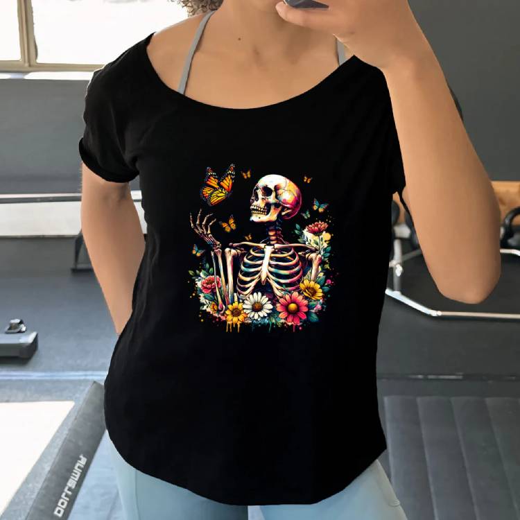 Skeleton Butterflies | Slouchy Tee
