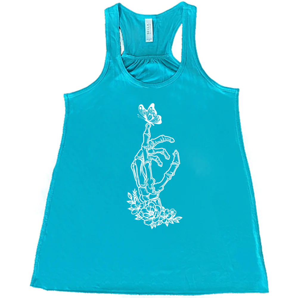 Skeleton Hand Butterfly Shirt - Image 3