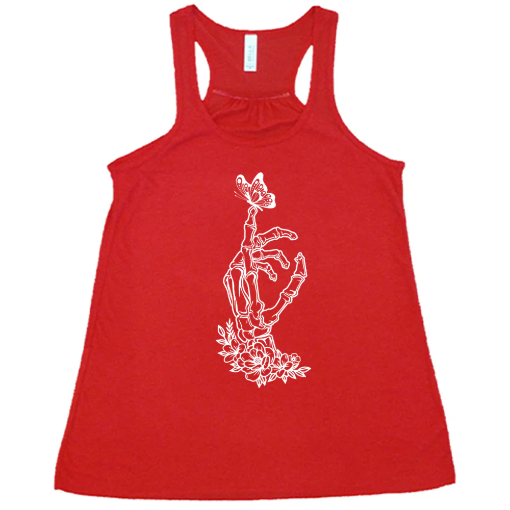 Skeleton Hand Butterfly Shirt - Image 4