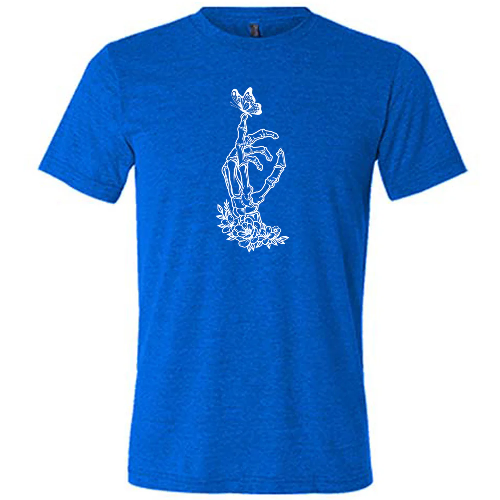 Skeleton Hand Butterfly Shirt Unisex - Image 3