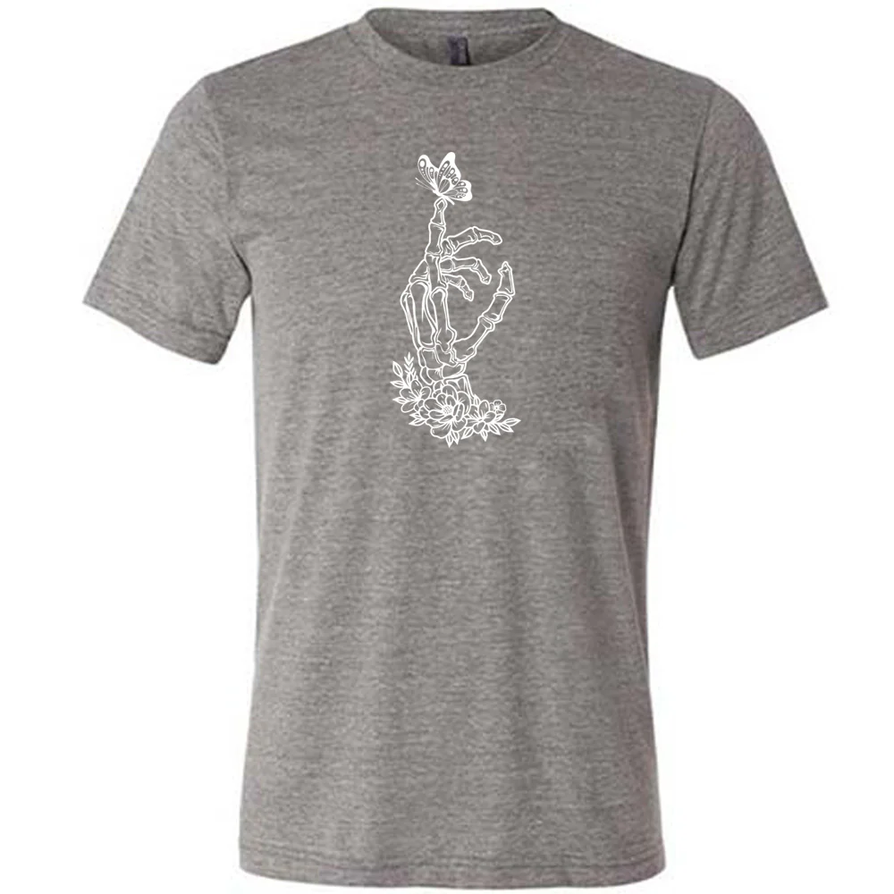 Skeleton Hand Butterfly Shirt Unisex - Image 5