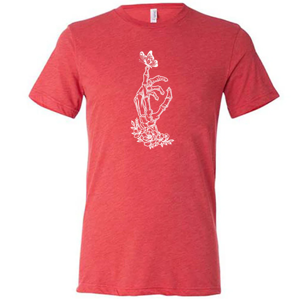 Skeleton Hand Butterfly Shirt Unisex - Image 7