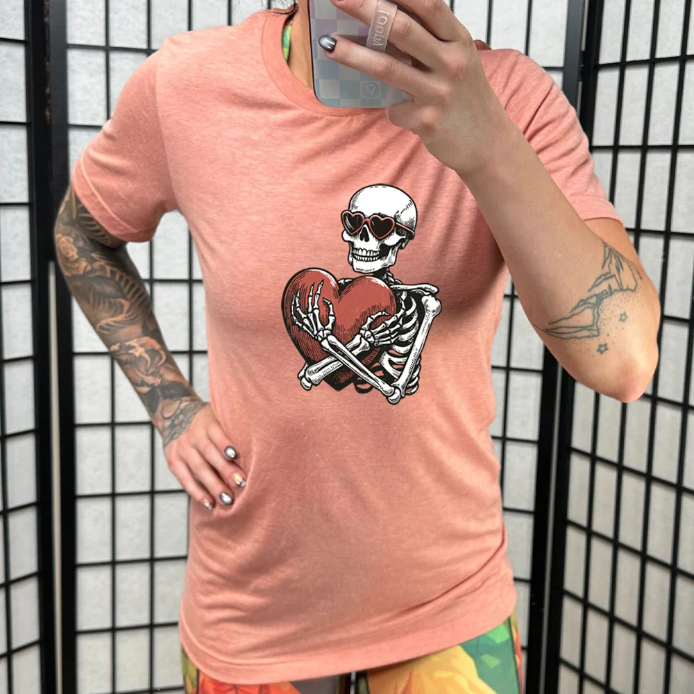 Skeleton Hug Shirt Unisex - Image 11