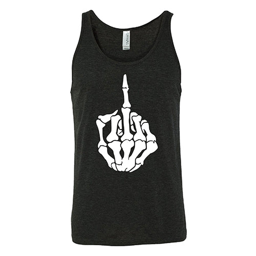 Skeleton Middle Finger Shirt Unisex - Image 2