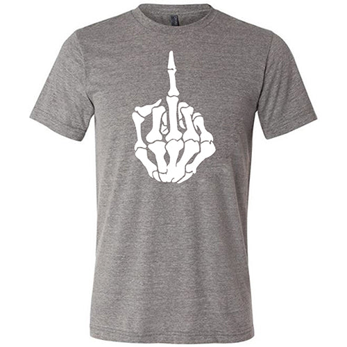 Skeleton Middle Finger Shirt Unisex - Image 8