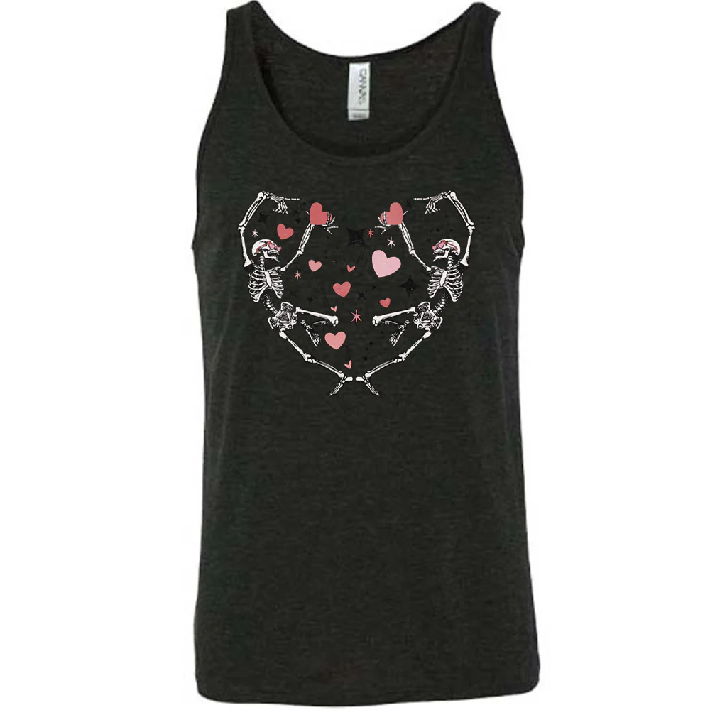 Skeletons Heart Shirt Unisex - Image 2