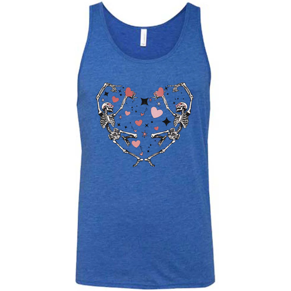 Skeletons Heart Shirt Unisex - Image 4