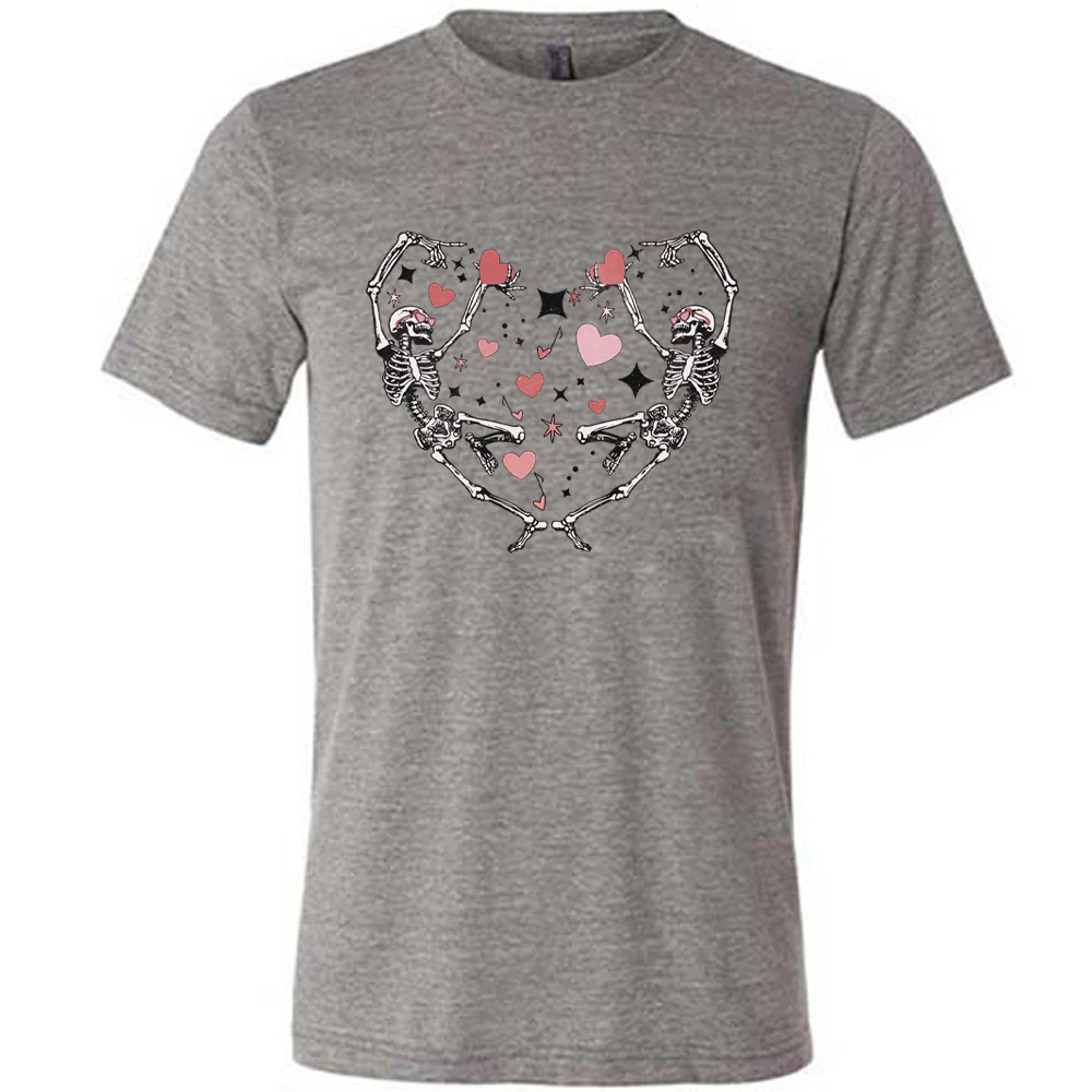 Skeletons Heart Shirt Unisex - Image 5