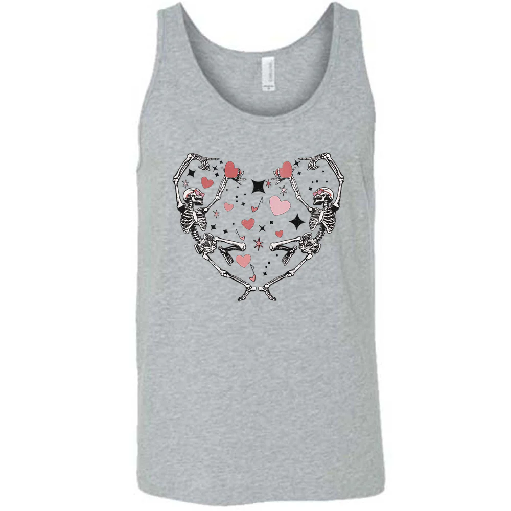 Skeletons Heart Shirt Unisex - Image 6