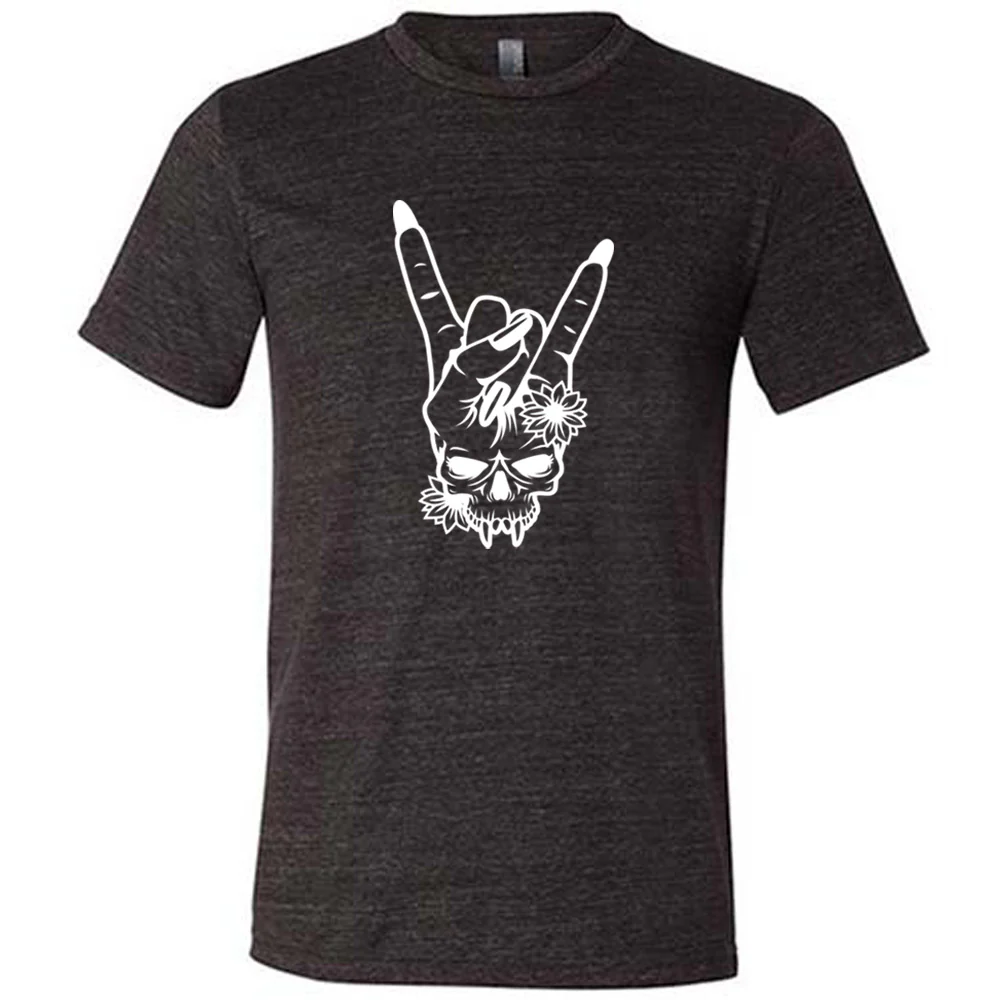 Skull Rocker Hand Shirt Unisex - Image 2