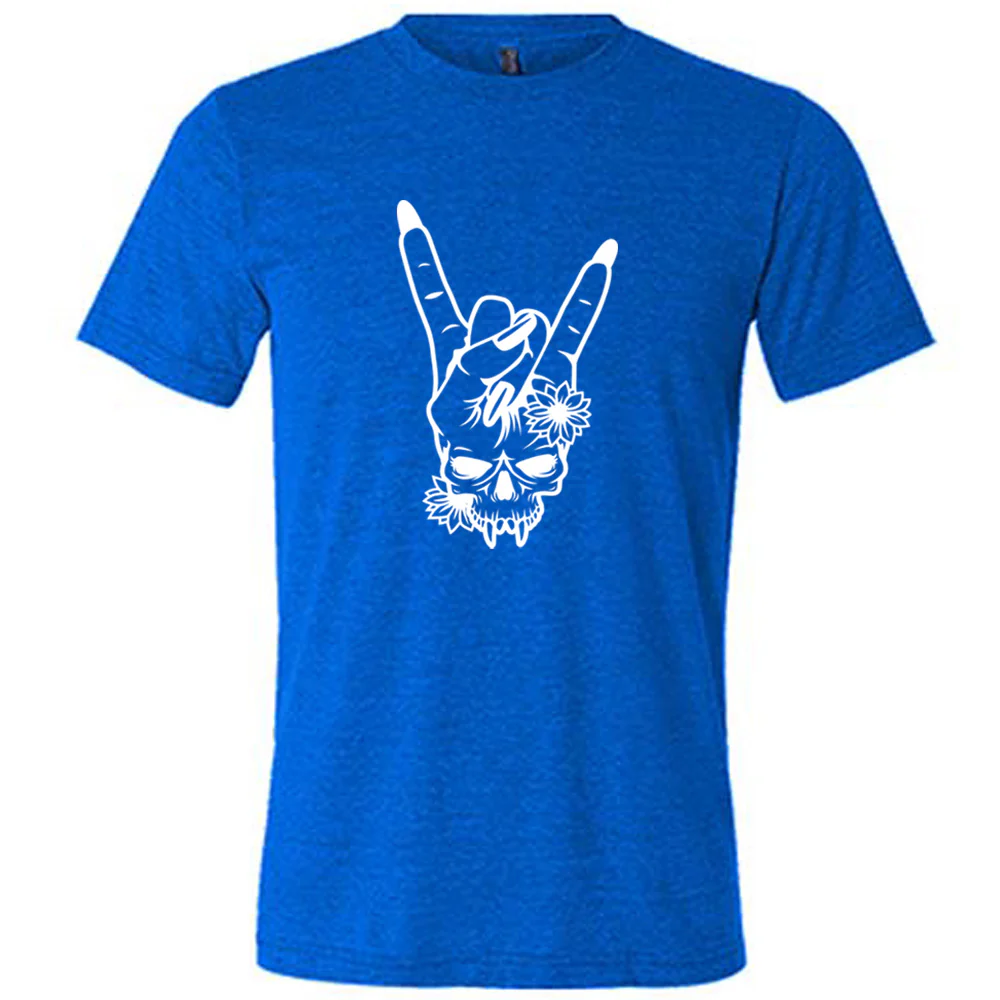 Skull Rocker Hand Shirt Unisex - Image 4