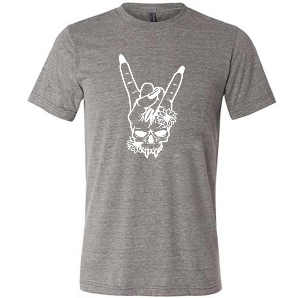 Skull Rocker Hand Shirt Unisex - Image 6