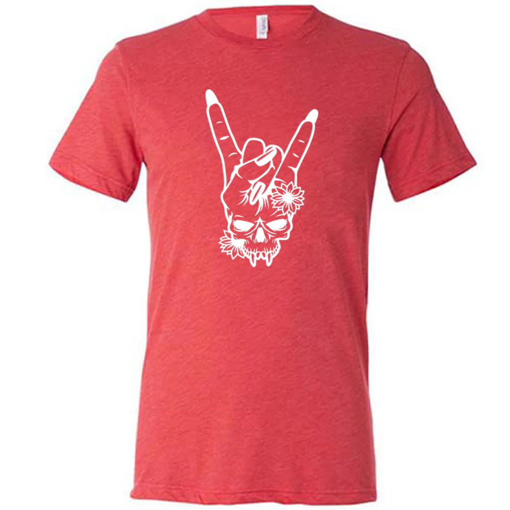 Skull Rocker Hand Shirt Unisex - Image 8