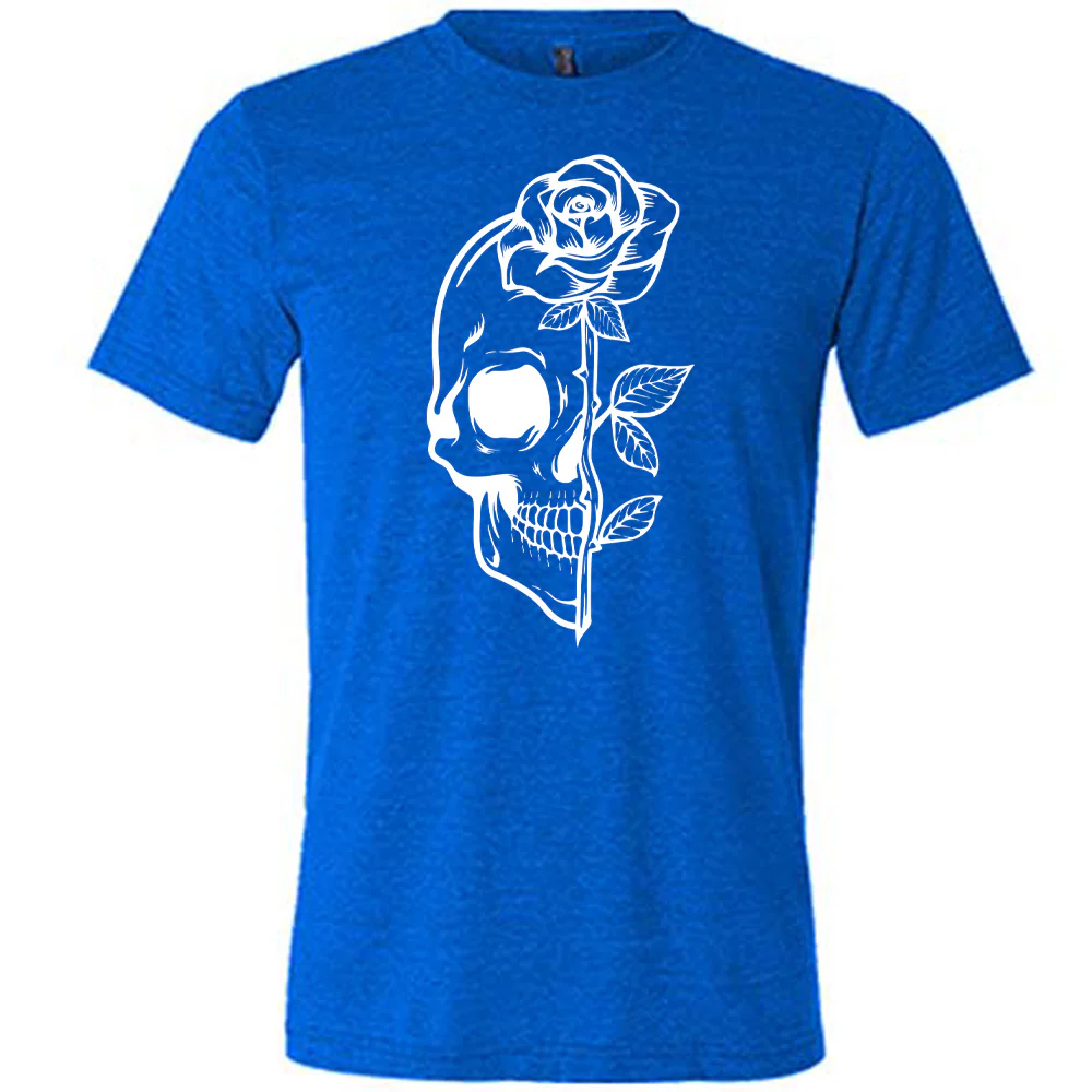 Skull Rose Shirt Unisex - Image 2