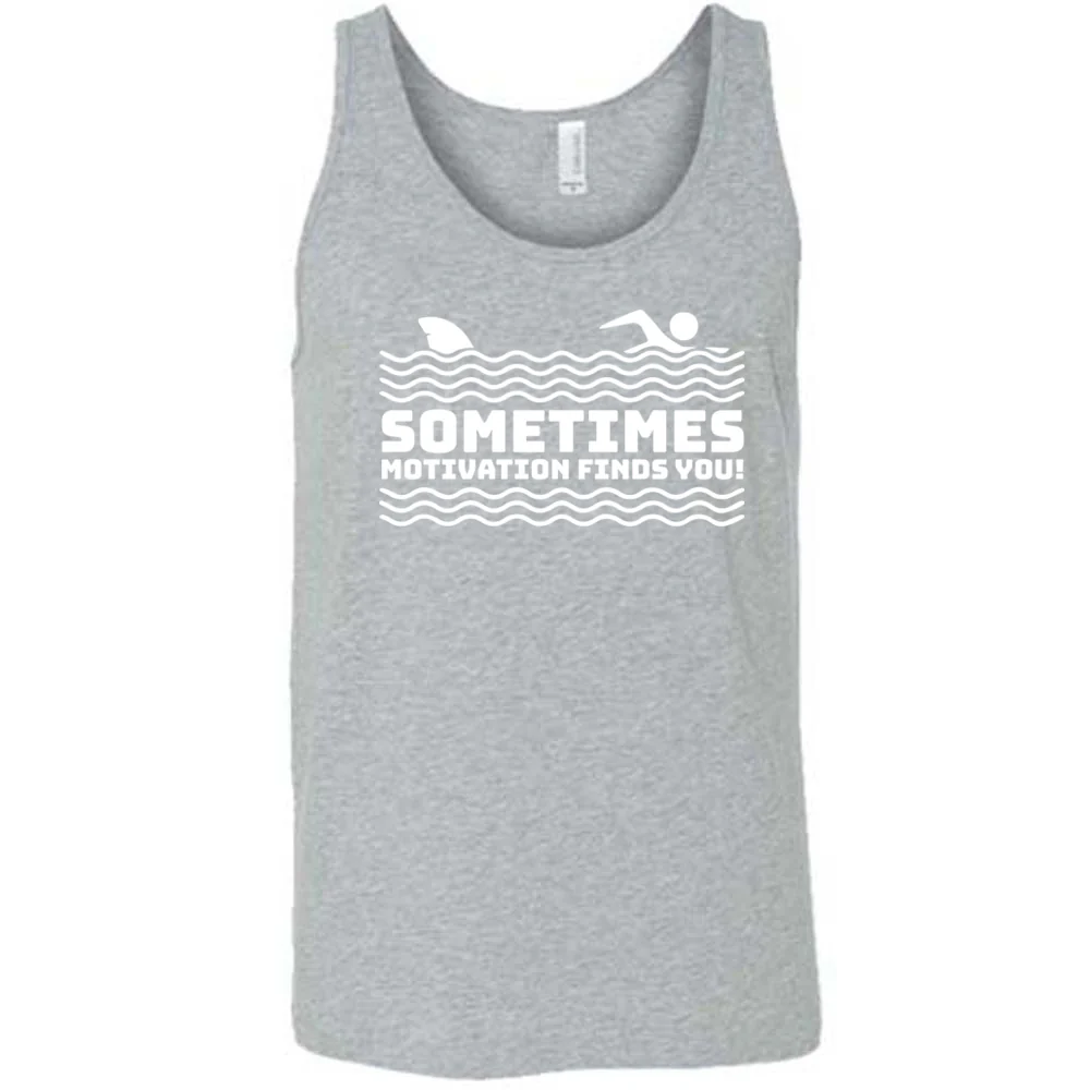 Sometimes Motivation Finds You Shirt Unisex - Image 8