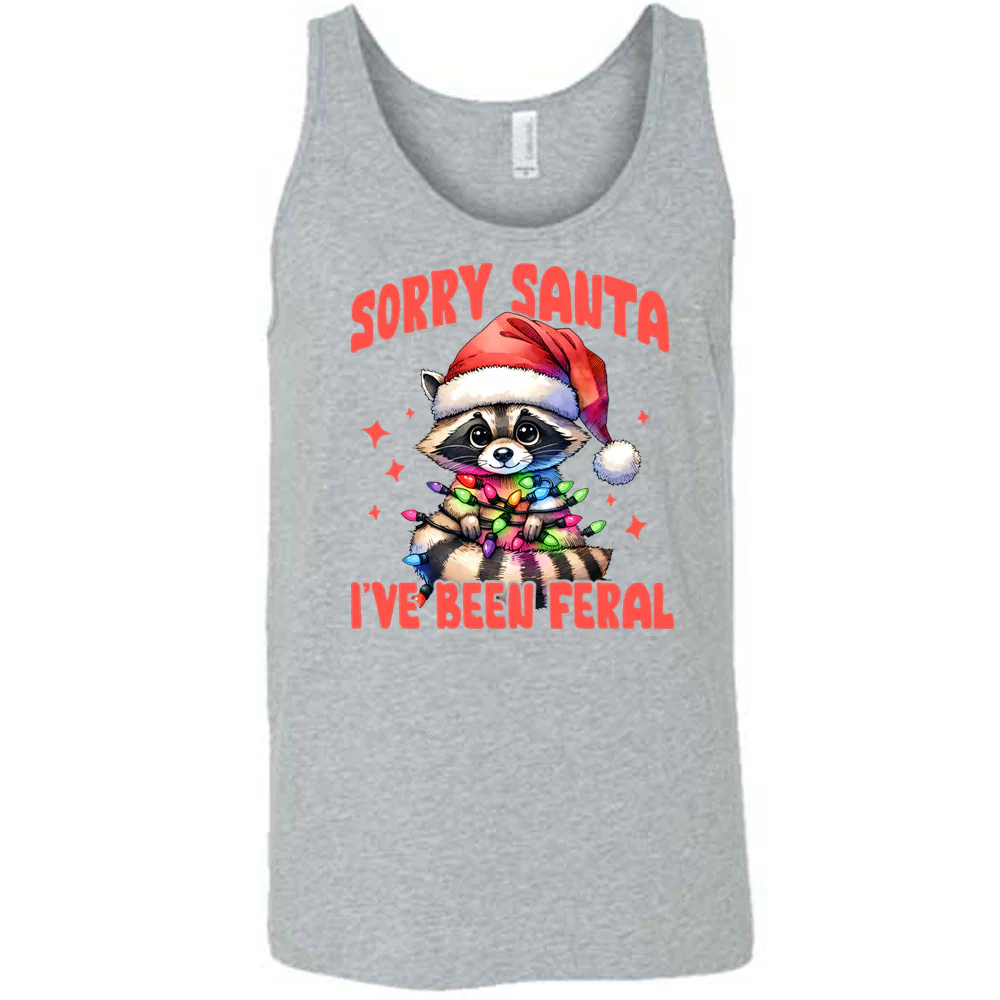 Sorry Santa I've Been Feral Raccoon Shirt Unisex - Image 8