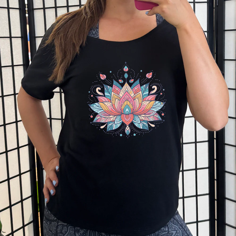 Stained Glass Lotus | Slouchy Tee
